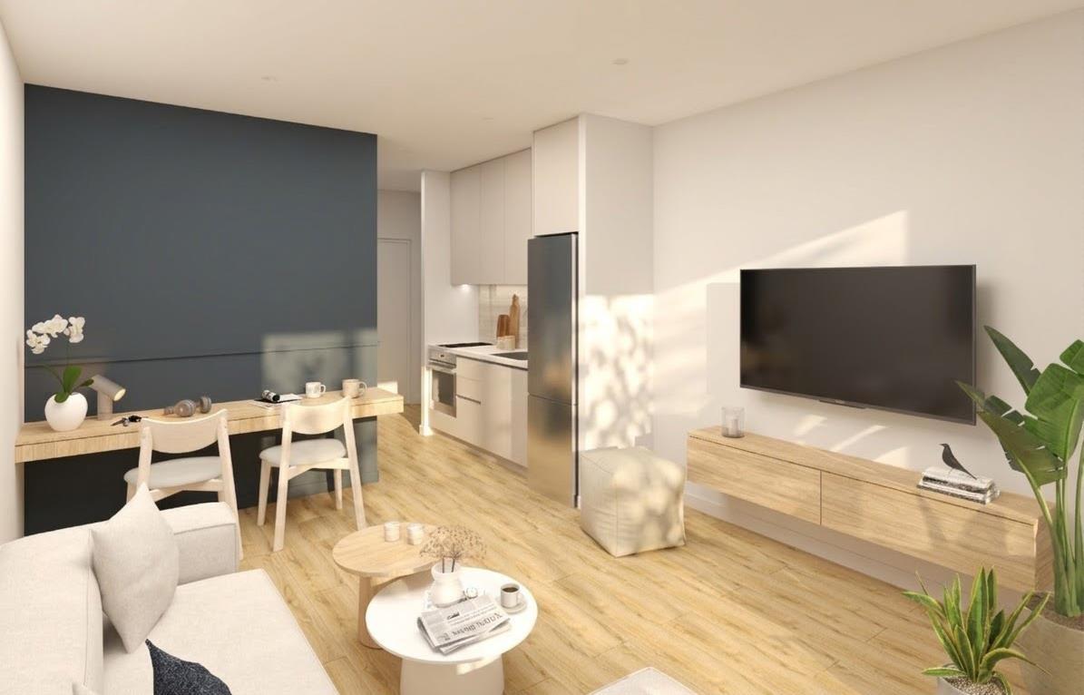Renovated apartment interior