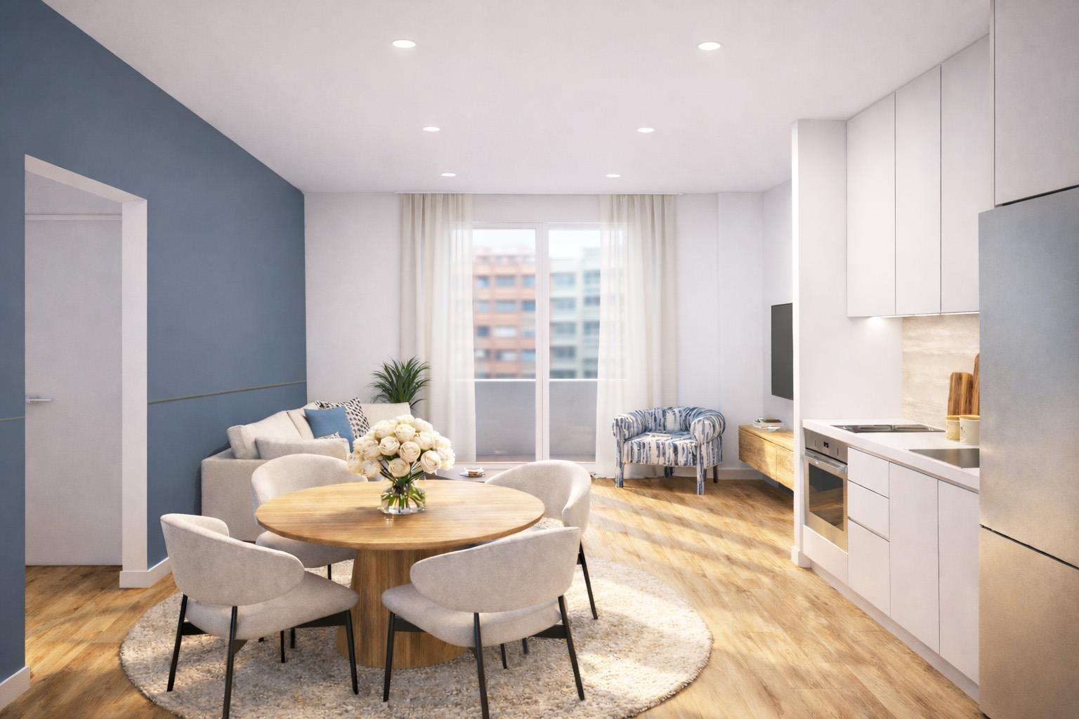 Minimalist apartment design